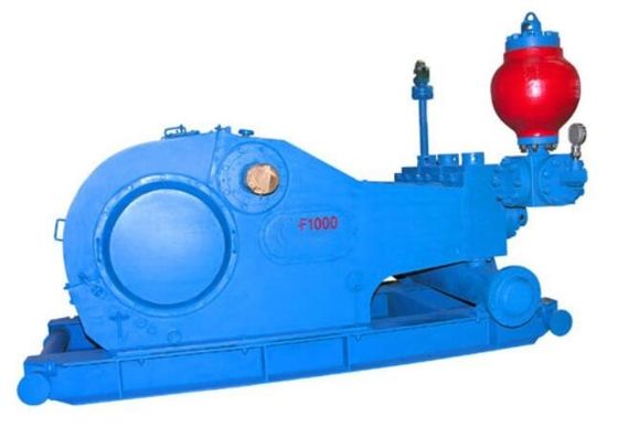 Pompe de boue du gisement de pétrole 1000HP échangeant la pompe de boue de perçage de déplacement positif