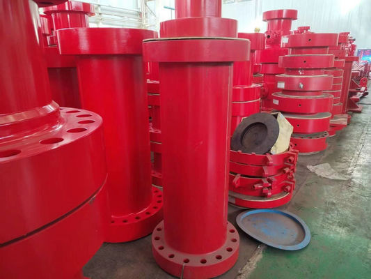 Double adaptateur clouté de bride cannelé par adaptateur de 13 pouces avec un trou traversant