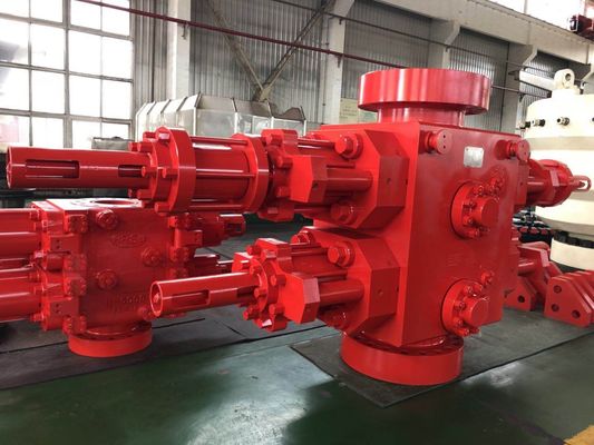 Ouvert hydraulique de double capacité de Ram Blowout Preventer With Shear et étroit forgés