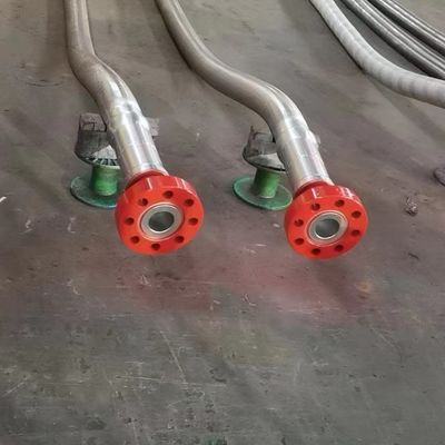 3 &quot;900LB Flanged 3 1/2&quot; ID Hôse à haute pression Coflexip 5000 Psi Hôse ignifuge pour le champ pétrolier API 16C