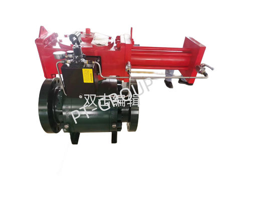 10 pouces soupape à bille hydraulique à connexion à flanc pour détournement API 6D / 6A